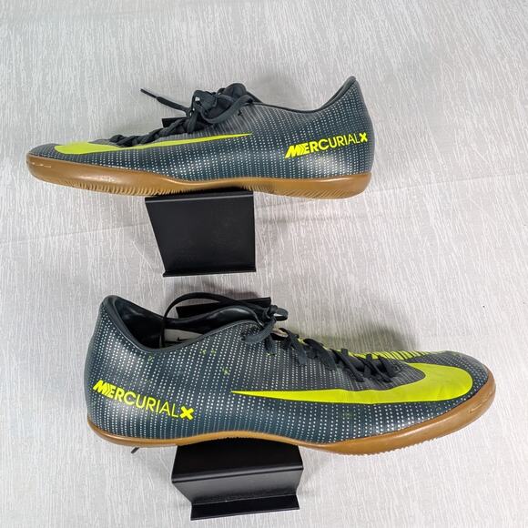 Nike MercurialX Soccer Shoes Mens US 9.5 Seaweed Volt 852526 376 main image 10
